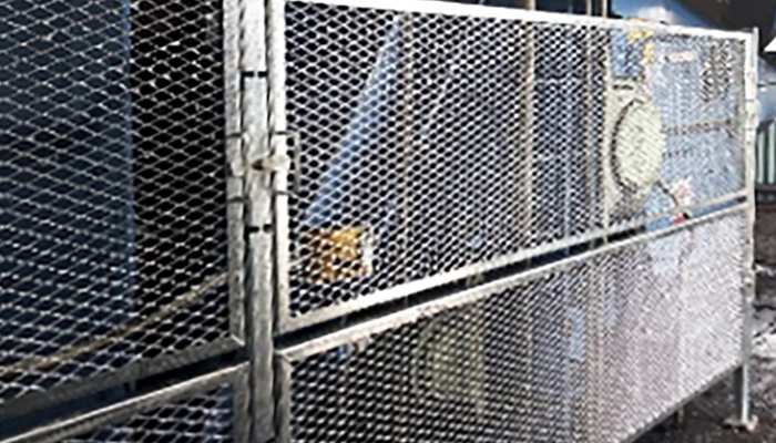 Expanded Metal Mesh Safety Fence